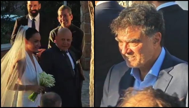 Παντρεύτηκαν Παύλος Βαρδινογιάννης και Κατερίνα Μπιρμπίλη στην Εκάλη (vid)