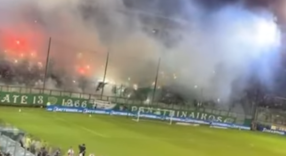 Παναθηναϊκός - Ολυμπιακός: Μοναδικό pyro-show από τη Θύρα 13 (vid)