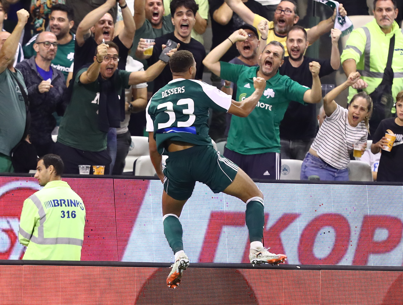 Παναθηναϊκός - Ολυμπιακός 1-0: «Κάρφωμα» από Ντέσερς, δείτε το γκολ (vid)