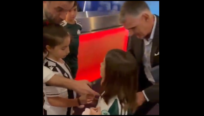 Υπέγραψε σε φανέλα του Παναθηναϊκού ο Μεντιλίμπαρ (vid)