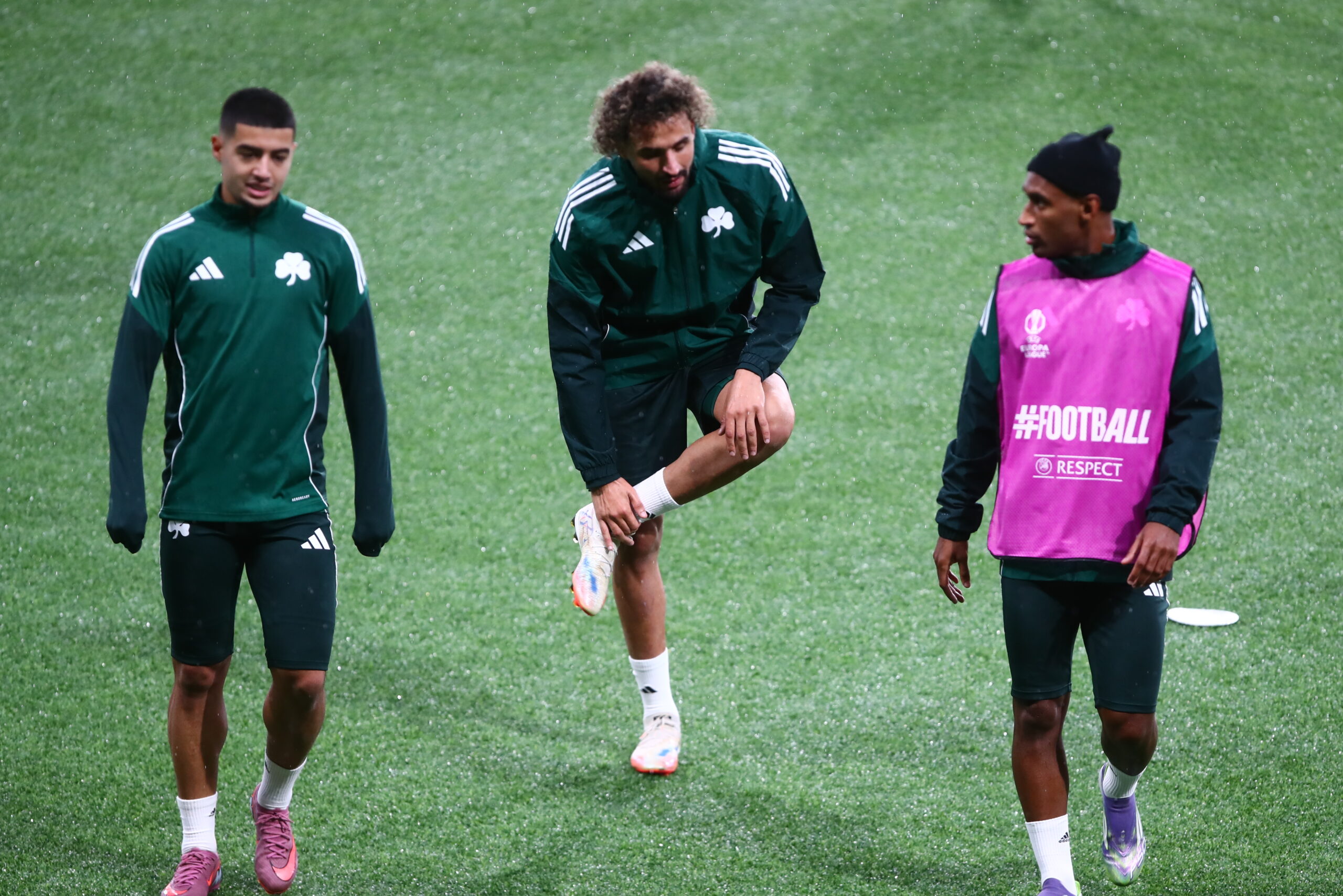 Φωτογραφίες: Υπό καταρρακτώδη βροχή η τελευταία προπόνηση του Παναθηναϊκού (pics)