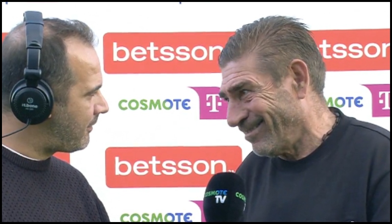 Χαμογέλασε για το πέναλτι του Ολυμπιακού ο Παντελίδης: «Εσείς ξέρετε περισσότερα!» (vid)