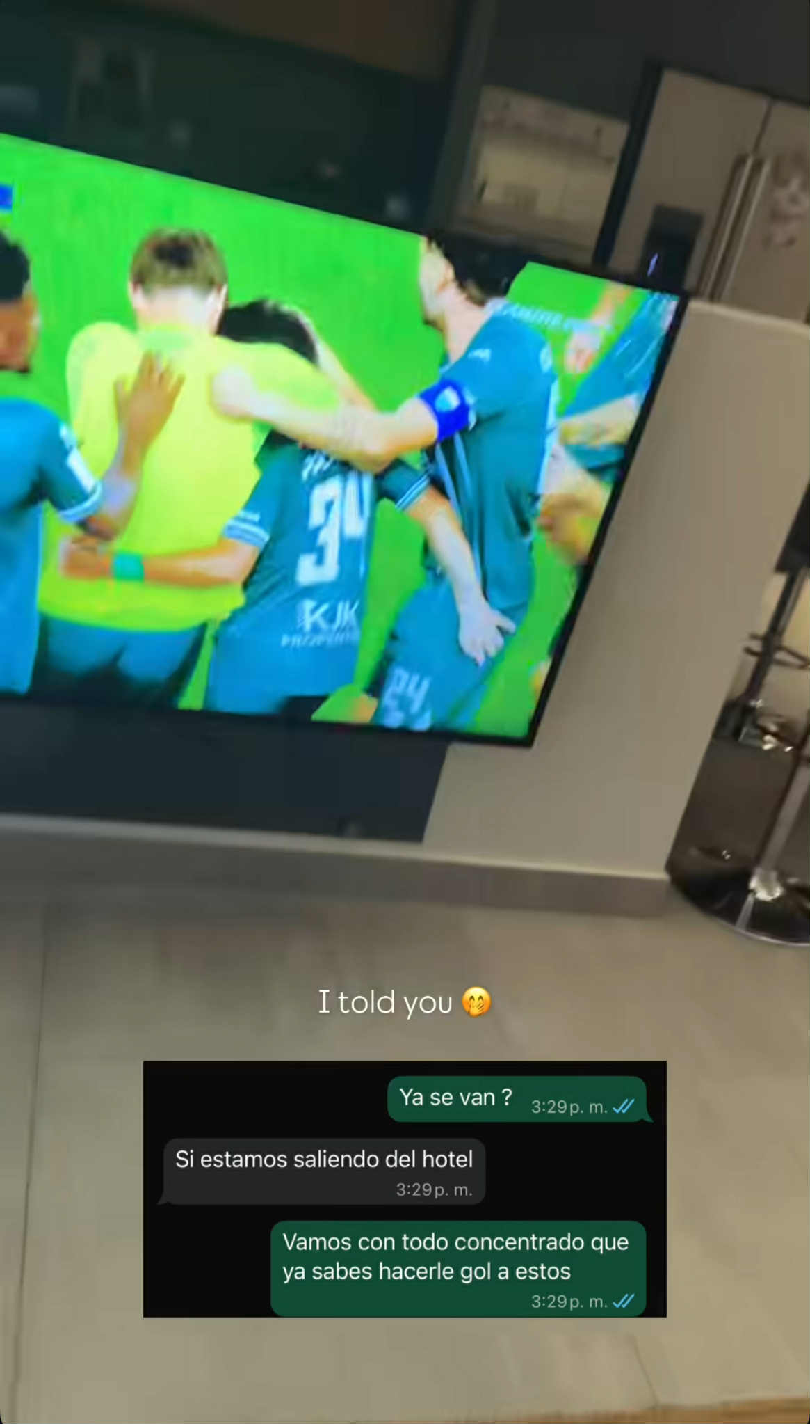 Η σύντροφος του Παλάσιος είχε προβλέψει το «κάρφωμα» στο «Καραϊσκάκης» (pic)