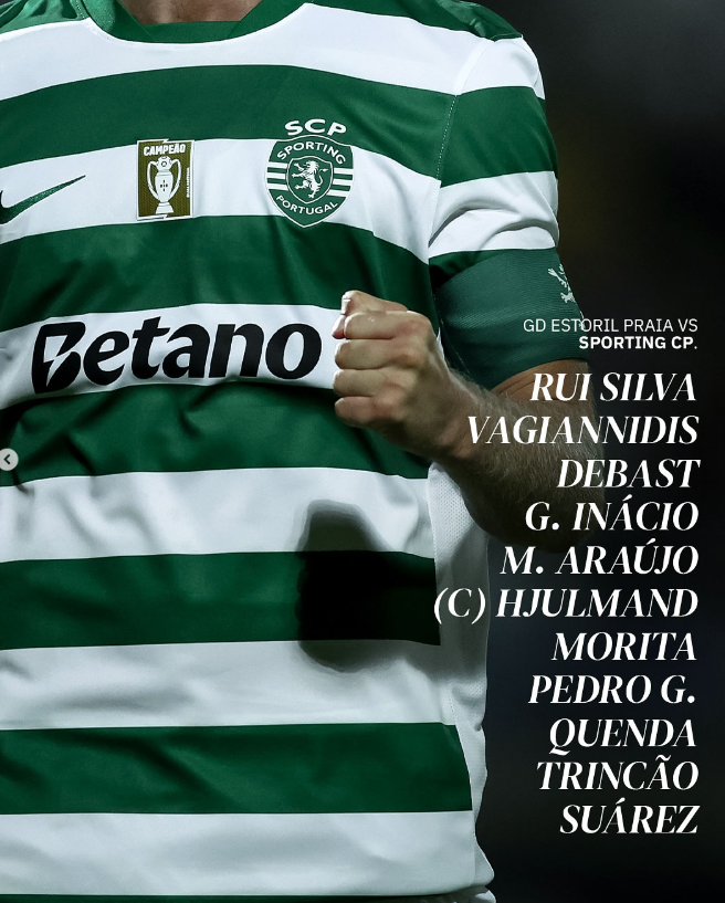 Σπόρτινγκ Λισαβόνας: Βασικός ο Βαγιαννίδης κόντρα στην Εστορίλ (pic)