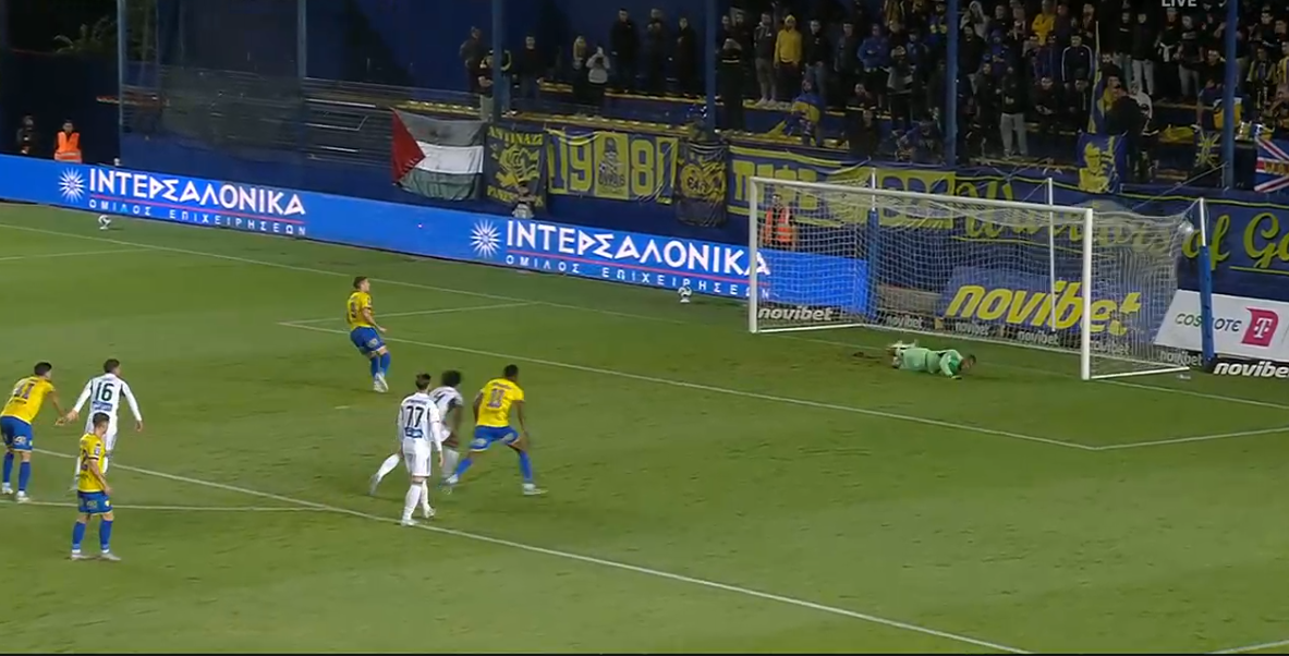 Πέναλτι «δώρο» από τον Τσέριν, 1-0 ο Παναιτωλικός - Δείτε το γκολ (vid)