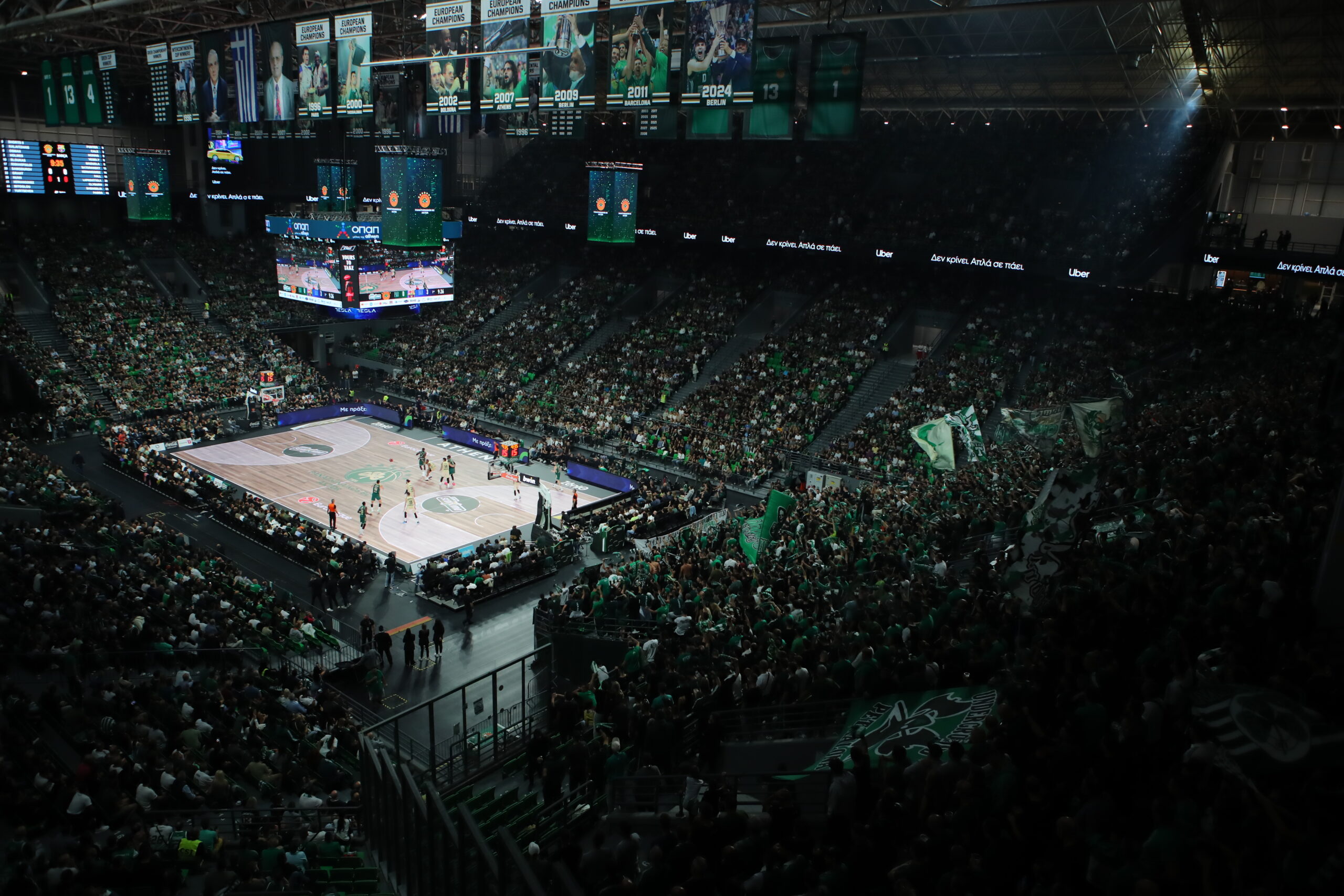 Παναθηναϊκός: Τόσο κόσμο είχε το ΟΑΚΑ με Μπαρτσελόνα, η επίσημη καταμέτρηση