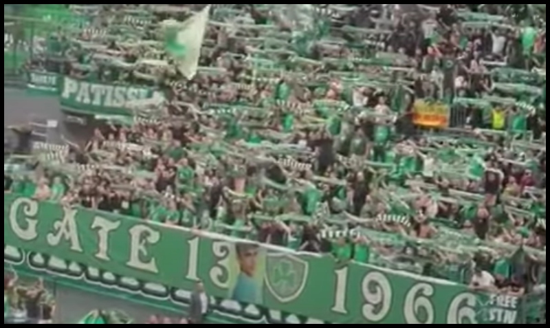 Η απίθανη ατμόσφαιρα των οπαδών του Παναθηναϊκού με τα κασκόλ στο T-Center (vid)