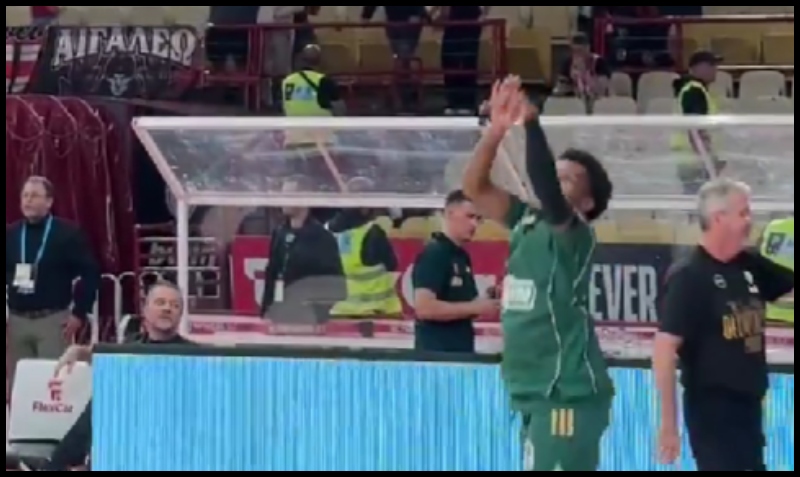 Όλα... μέσα: Η προθέρμανση του Τι Τζέι Σορτς στο ΣΕΦ (vid)