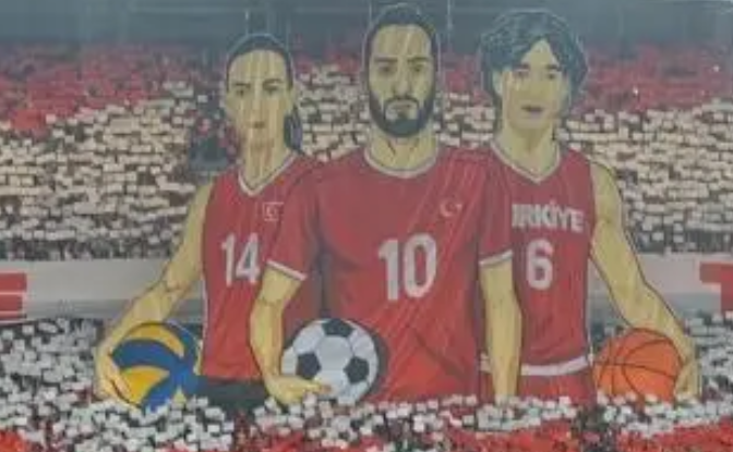 Απίθανο πανό με Οσμάν στο Τουρκία - Γεωργία (pic)