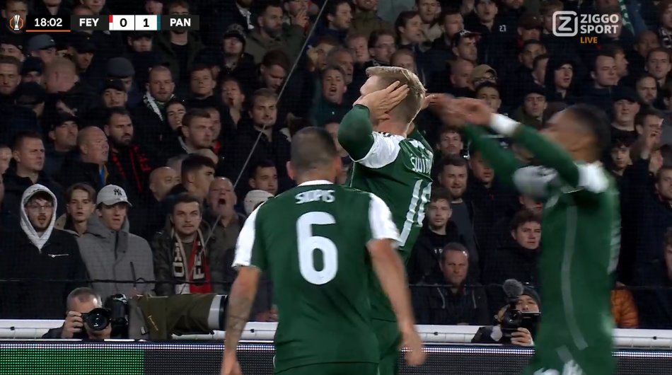 Φέγενορντ-Παναθηναϊκός 0-1: Τους «ξέρανε» ο Σφιντέρσκι - Δείτε το γκολ