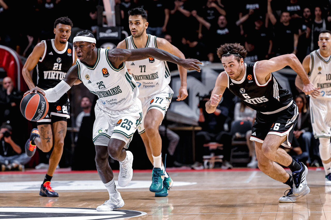Euroleague: Η βαθμολογία μετά το Βίρτους Μπολόνια - Παναθηναϊκός 92-75