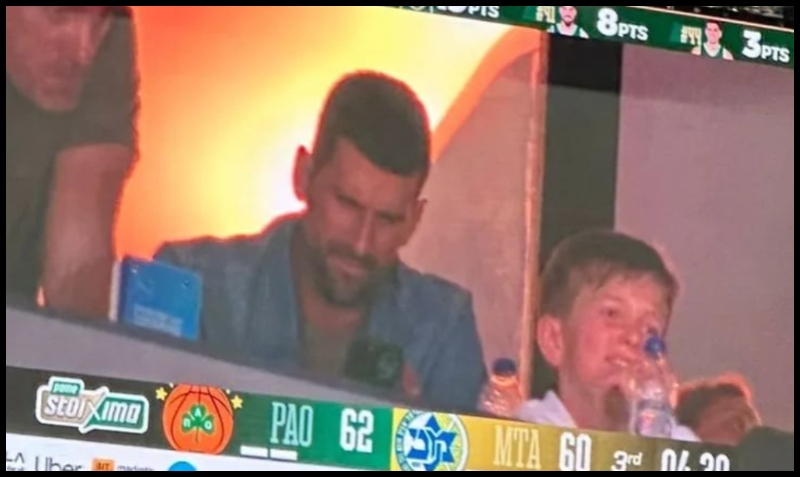 Παναθηναϊκός: Στο T-Center ο Τζόκοβιτς - Χλιαρές αποδοκιμασίες από τον κόσμο!