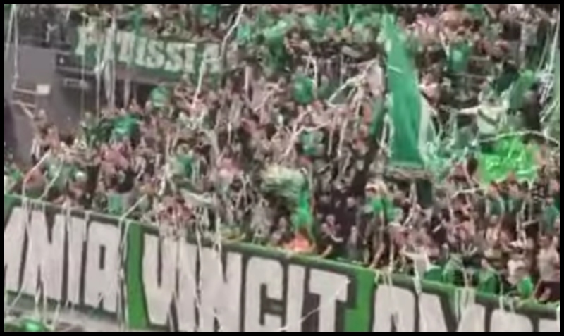 Παναθηναϊκός - Μακάμπι: Η μαγική ατμόσφαιρα των οπαδών του Παναθηναϊκού (vid)