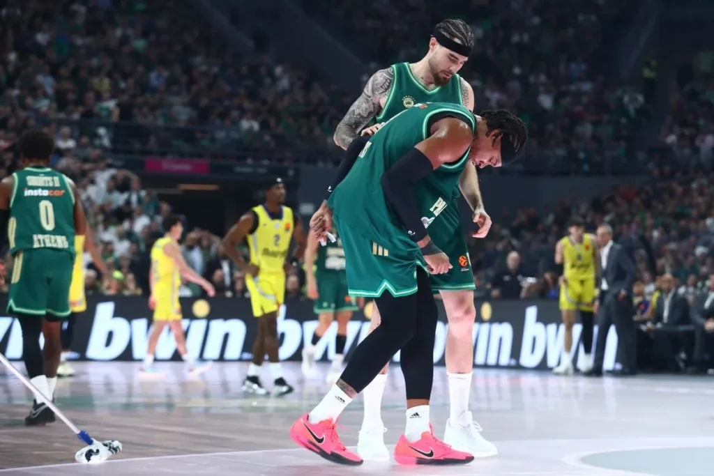 Βίντεο: Έτσι τραυματίστηκε ο Χολμς στο Παναθηναϊκός-Μακάμπι