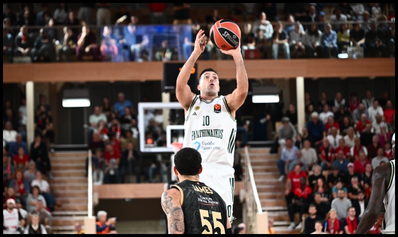 Μονακό - Παναθηναϊκός: Οι πόντοι των παικτών στο ημίχρονο (pic)