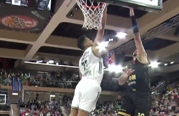 Μονακό - Παναθηναϊκός: Η τρομερή τάπα του Γιουρτσεβέν στον Τάις (vid)