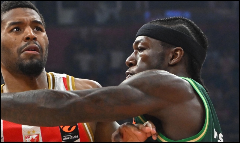 Η σκιά του εαυτού του: Αποβλήθηκε ο Κέντρικ Ναν στο 31' στη Belgrade Arena!