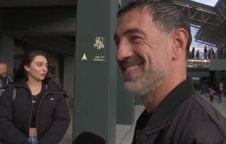 Στο T-Center ο Γιώργος Καραγκούνης: «Είμαι θαυμαστής του τένις και του Τζόκοβιτς» (vid)