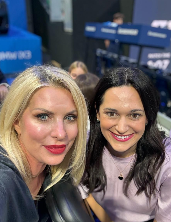 Και η Ελένη Μενεγάκη στο γήπεδο του Παναθηναϊκού Aktor (pic)