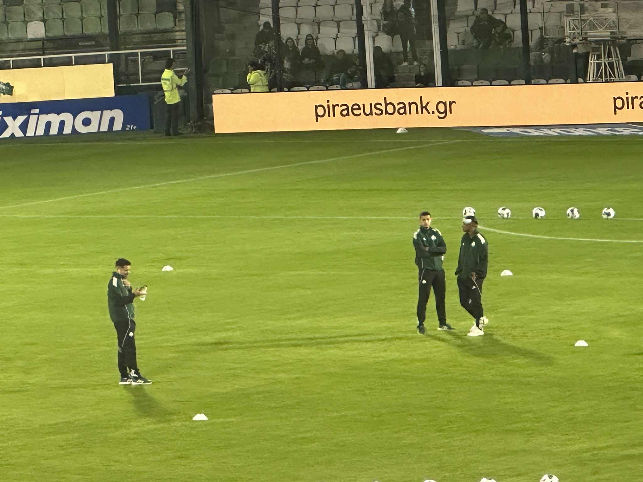 Παναθηναϊκός - ΠΑΟΚ: Αναγνωριστική βόλτα για Πελίστρι - «Πηγαδάκι» Ταμπόρδα με Μαντσίνι (pics)