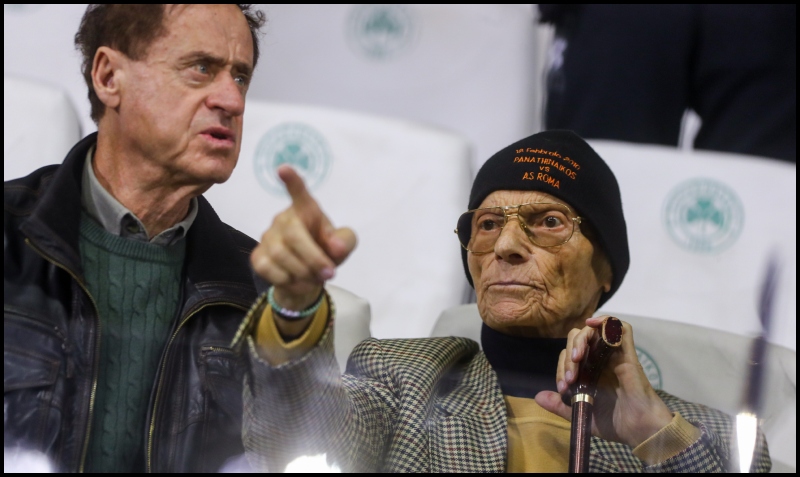 Με σκουφί «Παναθηναϊκός-Ρόμα» στη Λεωφόρο ο Αντωνιάδης