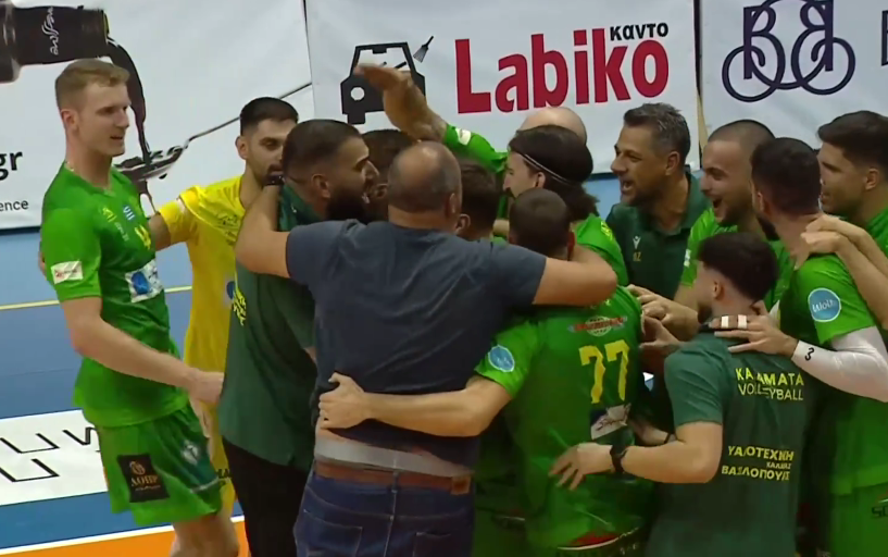 Η νεοφώτιστη Καλαμάτα «έλιωσε» τον Ολυμπιακό στο tie-break!