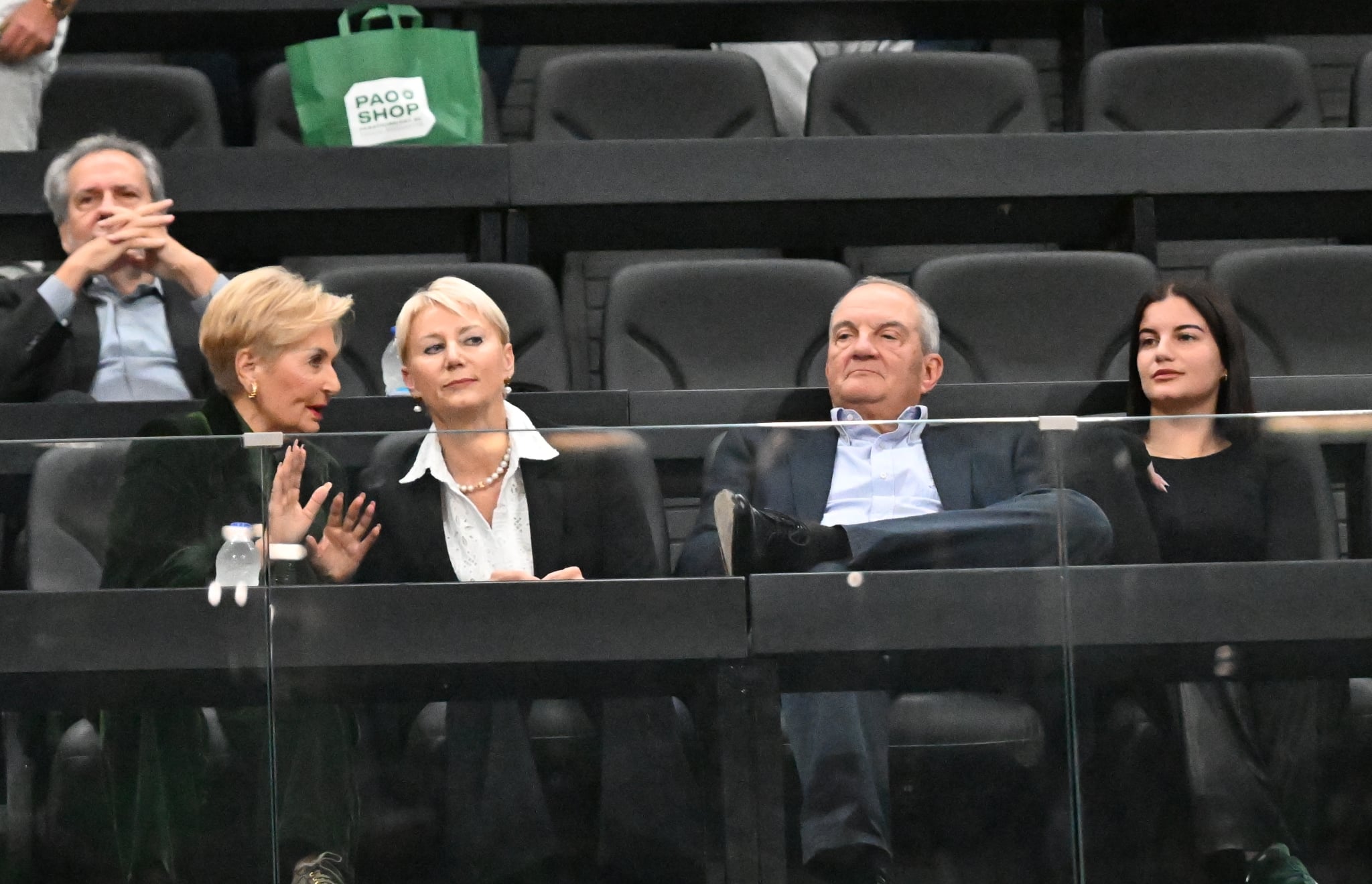 Παναθηναϊκός - Ντουμπάι: Στο Telekom Center Athens ο Κώστας Καραμανλής (pic)