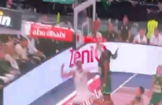 Παναθηναϊκός - Ντουμπάι: Ο Φαρίντ ξεσήκωσε το Telekom Center με απίθανη τάπα στον Καμένιας! (vid)