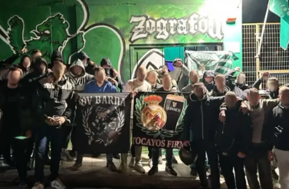 Συναντήθηκαν οργανωμένοι οπαδοί Παναθηναϊκού - Ρεάλ: «Η φιλία μετράει 30 χρόνια!» (pic)