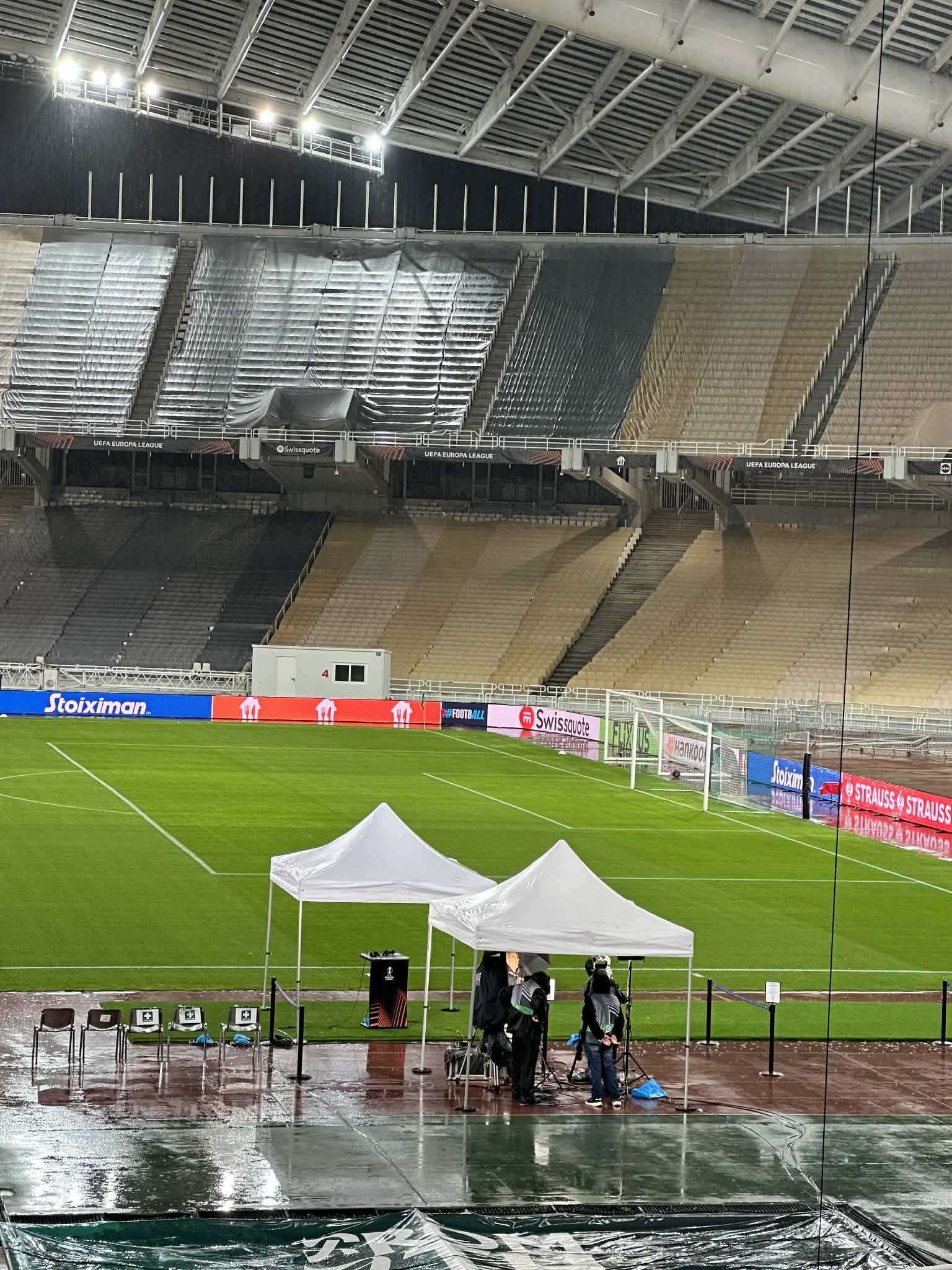 Παναθηναϊκός - Στουρμ Γκρατς: Χωρίς... γερανό στο ΟΑΚΑ - Οι πρώτες εικόνες (pics)