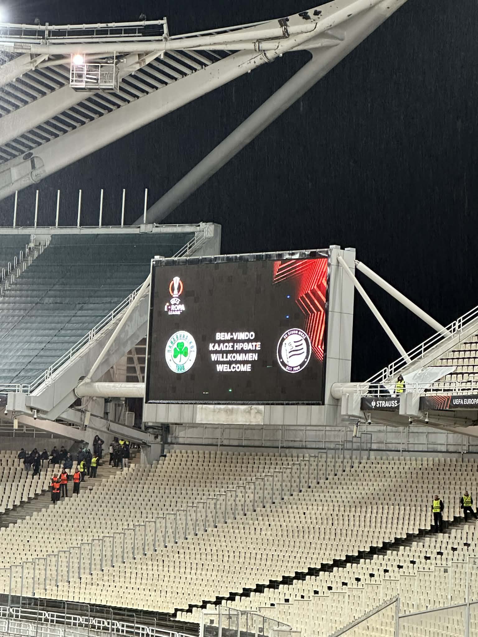 Παναθηναϊκός - Στουρμ Γκρατς: Χωρίς... γερανό στο ΟΑΚΑ - Οι πρώτες εικόνες (pics)