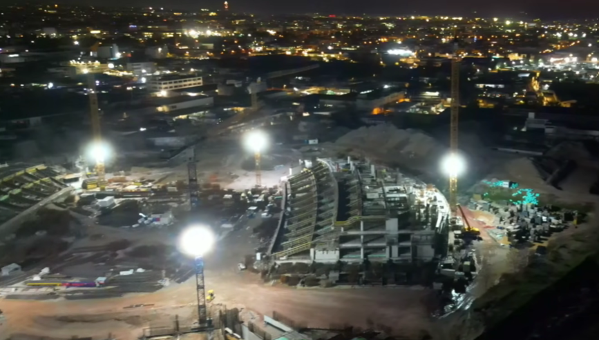 Βοτανικός (γήπεδο Παναθηναϊκού): «Φρέσκα» πλάνα από drone (vid)