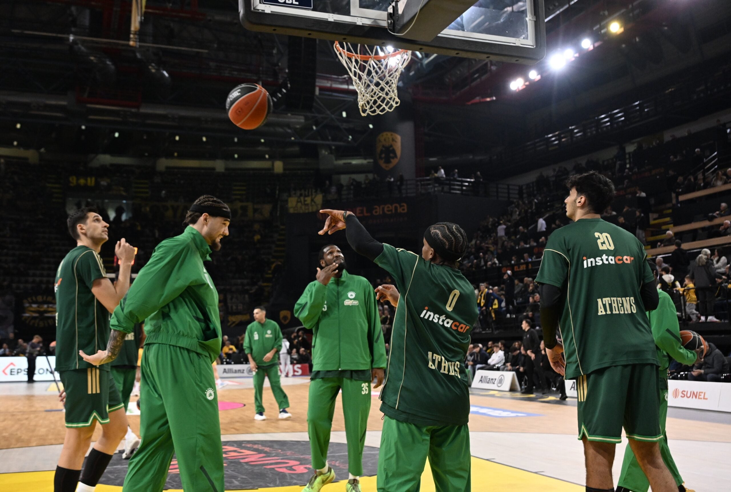 ΑΕΚ - Παναθηναϊκός 28-65: Οι πόντοι των παικτών στο ημίχρονο
