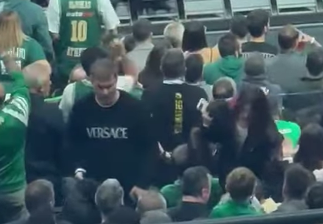 Στο Telekom Center Athens ο Γιώργος Σαμπάνης για το Παναθηναϊκός - Χάποελ Τελ Αβίβ (vid)