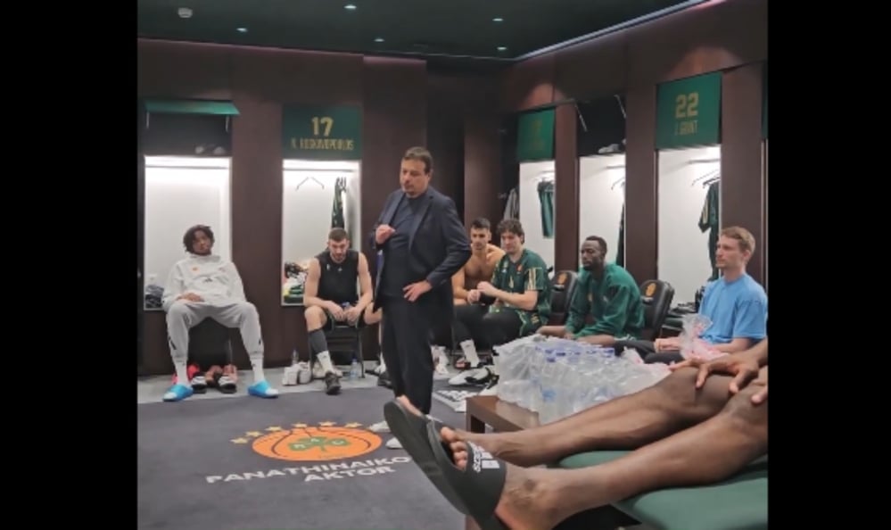 Η ομιλία και οι ατάκες Αταμάν στα αποδυτήρια μετά το Παναθηναϊκός-Χάποελ (vid)
