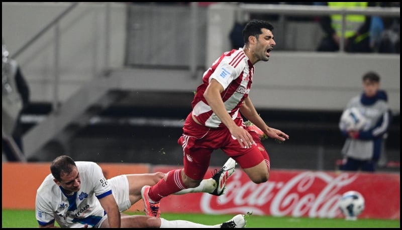 Ολυμπιακός - Κηφισιά: Τάκλιν στη μπάλα έγινε... πέναλτι για τους «ερυθρόλευκους»! (vid)