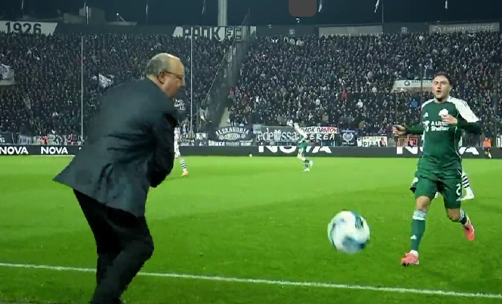 ΠΑΟΚ - Παναθηναϊκός: Το... κακό κοντρόλ του Ράφα Μπενίτεθ (vid)