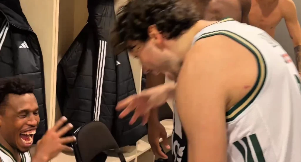 Παναθηναϊκός: Αποδυτήρια… στο πόδι για τον Οσμάν μετά το διπλό στο Κάουνας (video)