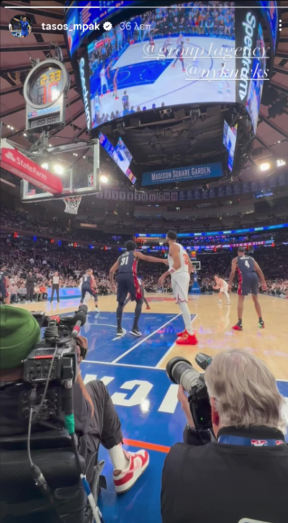 Παναθηναϊκός: Στο Νικς - Καβαλίερς ο Τάσος Μπακασέτας (pic)