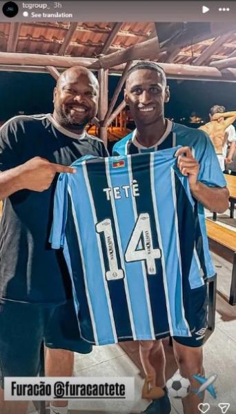 Παναθηναϊκός: Φωτογραφήθηκε με τη φανέλα της Γκρέμιο ο Τετέ (pic)