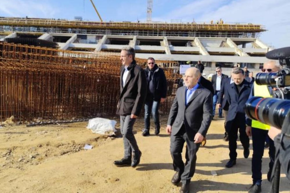 Στον Βοτανικό Αλαφούζος-Μητσοτάκης: Οι δηλώσεις και το μήνυμα