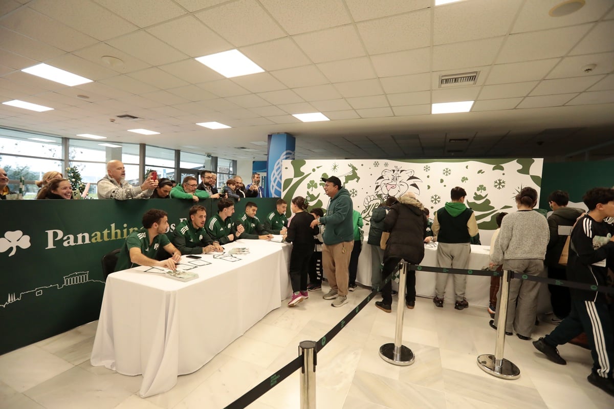 Με χαμόγελα έκλεισε η χρονιά στον Παναθηναϊκό (pics)