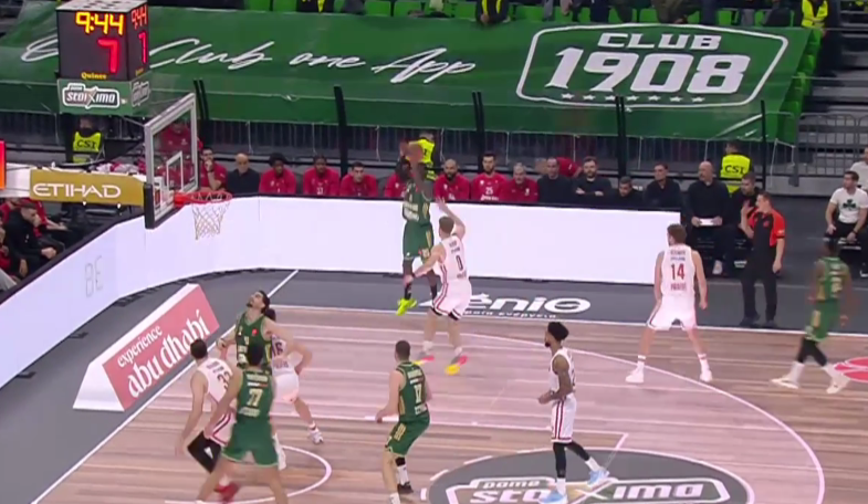 Παναθηναϊκός - Ολυμπιακός: Ανατροπή από το -17 με Κέντρικ Ναν! (vid)