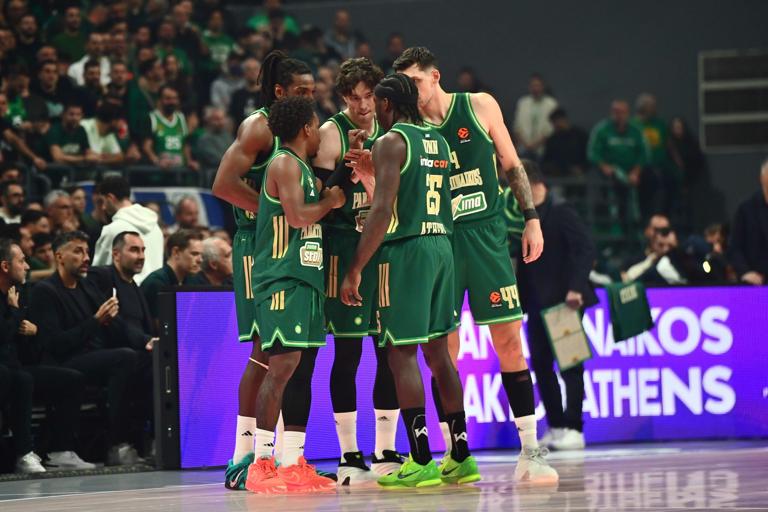 Παναθηναϊκός - Ολυμπιακός 43-43: Οι πόντοι των παικτών στο ημίχρονο