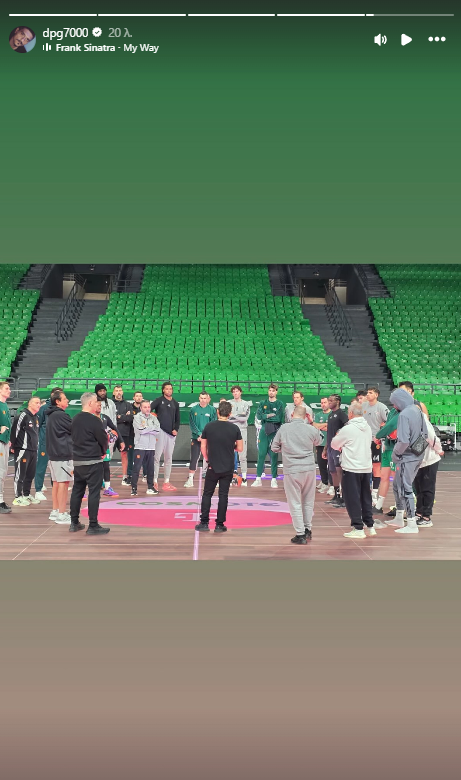 Παναθηναϊκός: Στην προπόνηση ο Γιαννακόπουλος - Ομιλία σε παίκτες και προπονητές! (pic)