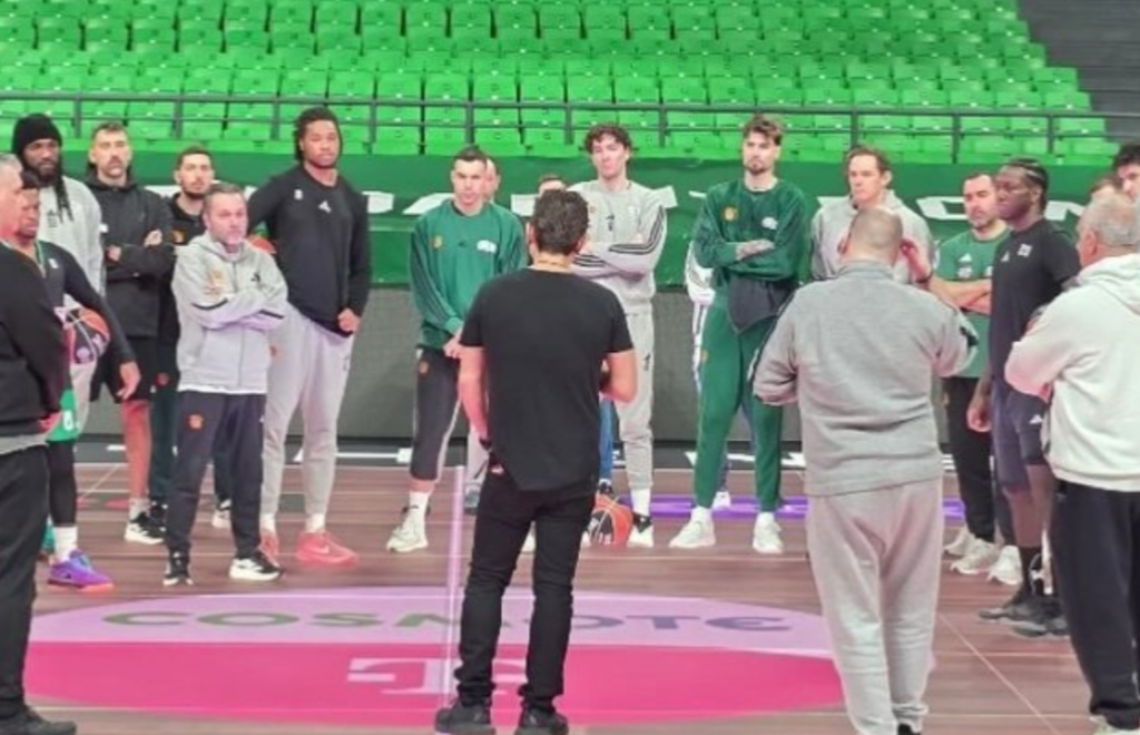 Παναθηναϊκός: Στην προπόνηση ο Γιαννακόπουλος - Ομιλία σε παίκτες και προπονητές! (pic)