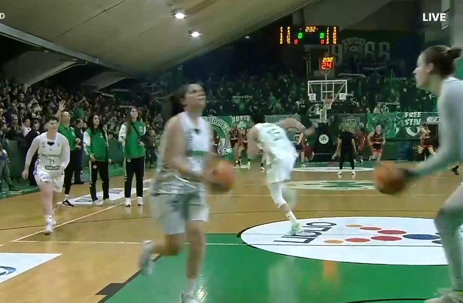 Παναθηναϊκός: To κατάμεστο «Π. Γιαννακόπουλος» και οι πρώτοι πόντοι της Σπανού