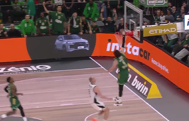 Παναθηναϊκός - Βίρτους Μπολόνια: Διψήφια διαφορά με Οσμάν (vid)