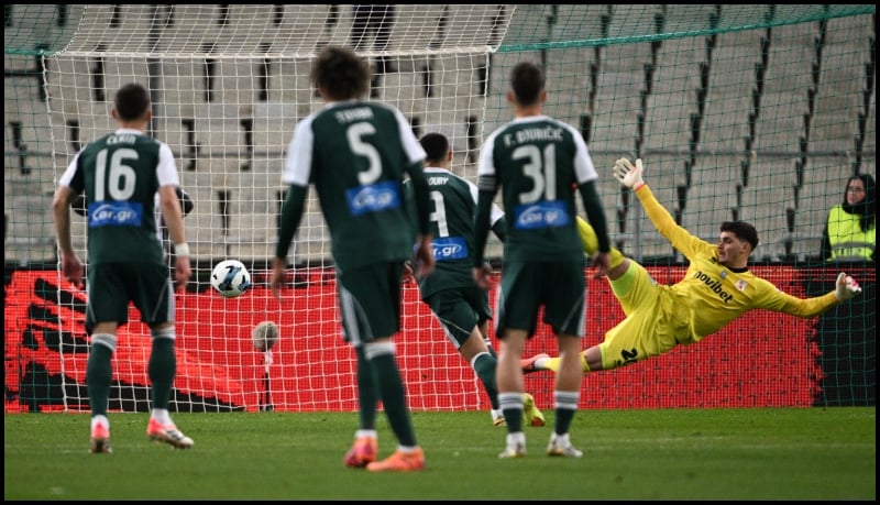 Παναθηναϊκός - Πανσερραϊκός: Εύστοχο πέναλτι από Ζαρουρί και 2-0 - Δείτε το γκολ (vid)