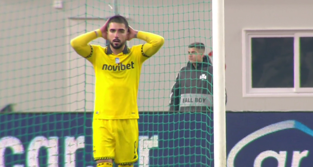 Παναθηναϊκός - Άρης: Διπλή ευκαιρία για τον Άρη - Έσωσε ο Καλάμπρια (vid)